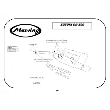 Marving EDR/12/V Suzuki Dr 500