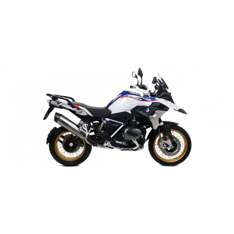 Scarico BMW R 1200 GS / ADVENTURE Mivv Oval Titânio com copa de carbono  B.012.LNC - Mivv