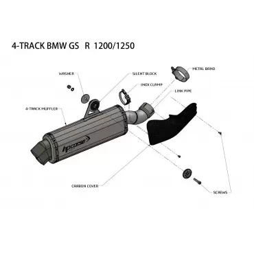 Hp Corse 4-Track-R Bmw R 1250 GS