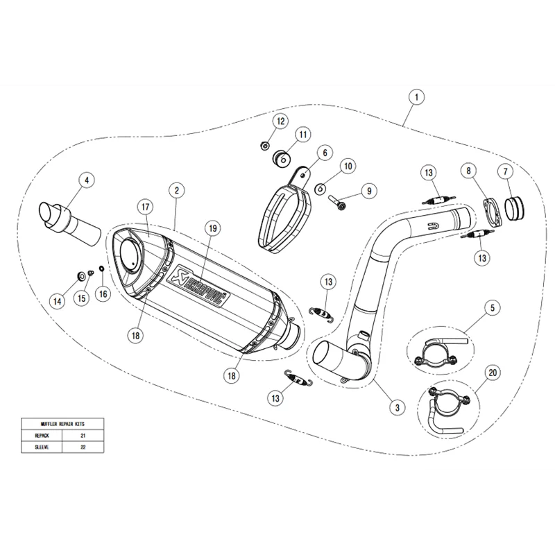 akrapovic gs 310