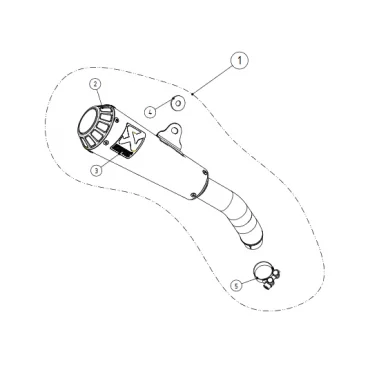 Akrapovic Kawasaki Ninja Zx 250 SL S-K2SO8-CUBT