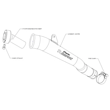 Akrapovic SM-S6S02T Suzuki GSX-R 600 750 SM-S6S02T