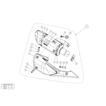 Akrapovic Suzuki GSX-S 1000 F S-S10SO15-HAPT