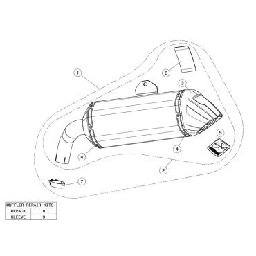 Akrapovic Yamaha XT 1200 Z Super Tenerè S-Y12SO2-HAAT