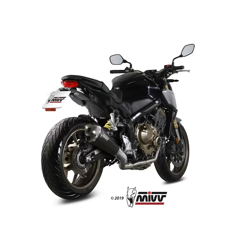 Full Exhaust System Mivv Yamaha Mt-07 2021 Motorcycle Silencer Delta Race  Black